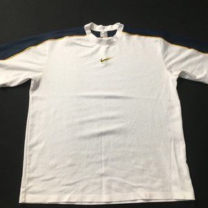 Vintage Nike Silver Tag Center Swoosh short Sleeve Waffle Weave cal bears univ